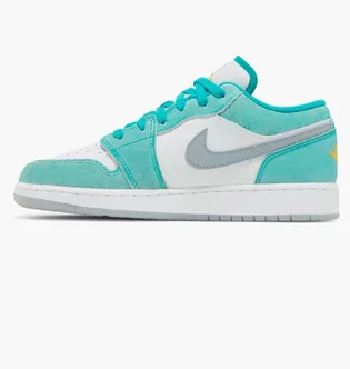 Кроссовки детские Nike Air Jordan 1 Low Light Blue Do8244-301