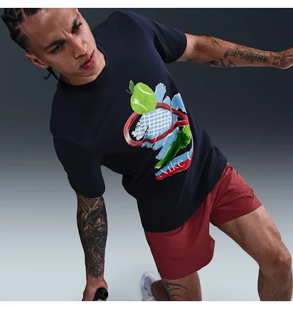 Футболка чоловіча Nike Nkct Tee Us Open Blue HV1713-451