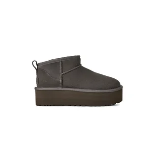 Угги женские UGG Classic Ultra Mini Platform Grey 1135092-CHRC