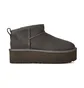 Угги женские UGG Classic Ultra Mini Platform Grey 1135092-CHRC