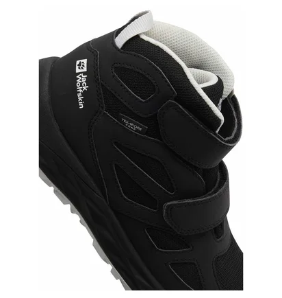 Черевики дитячі Jack Wolfskin Woodland 2 Texapore Mid Vc Black A64865-6350