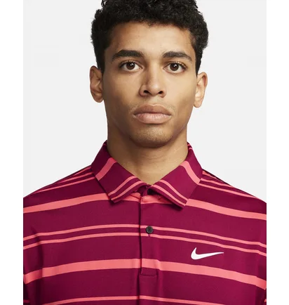 Поло мужское Nike Dri-Fit Tour Striped Golf Polo Violet DR5300-620