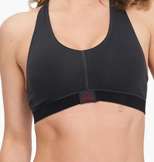 Топ жіночий Kappa Reggiseno Sporty C/Etichetta Logo Grey K2160-ANTRACITE