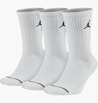 Шкарпетки унісекс Nike J Cush Poly Crew White (3 пари) DX9632-100