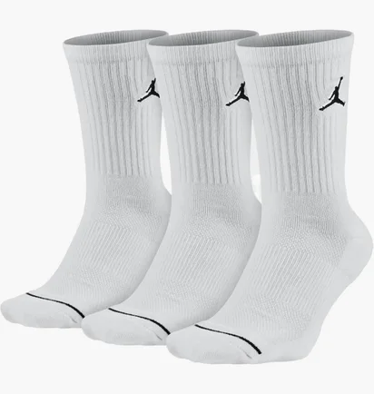 Шкарпетки унісекс Nike J Cush Poly Crew White (3 пари) DX9632-100