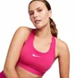 Топ женский Nike Stanik Swoosh Medium Support Pink DX6821-615