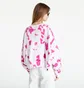 Кофта женская Nike Sportswear Oversized Fleece Tie-Dye Crew Sweatshirt White/Pink DM6357-621