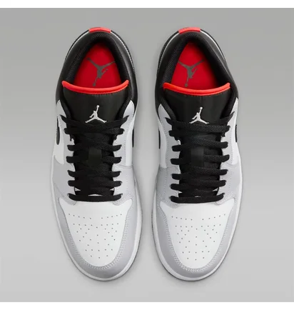 Кроссовки мужские Air jordan 1 Low MenS Shoes Grey/White 553558-045