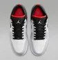 Кроссовки мужские Air jordan 1 Low MenS Shoes Grey/White 553558-045