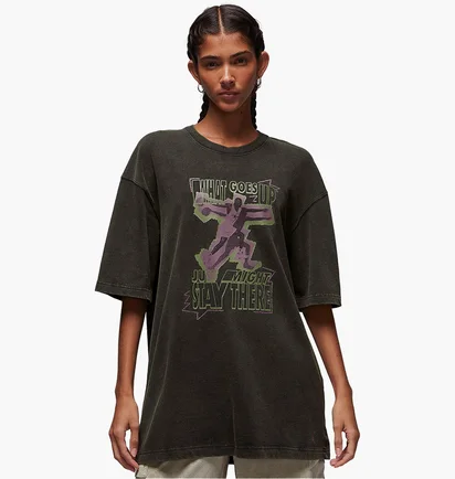 Футболка жіноча Air Jordan Oversized T-Shirt Black FD7208-010