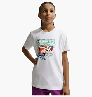 Футболка детская Nike Sportswear Older Kids T-Shirt White IM9532-100