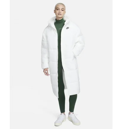 Парка жіноча Nike Sportswear Classic Puffer Therma-Fit Loose Hooded Parka White FB7675-133