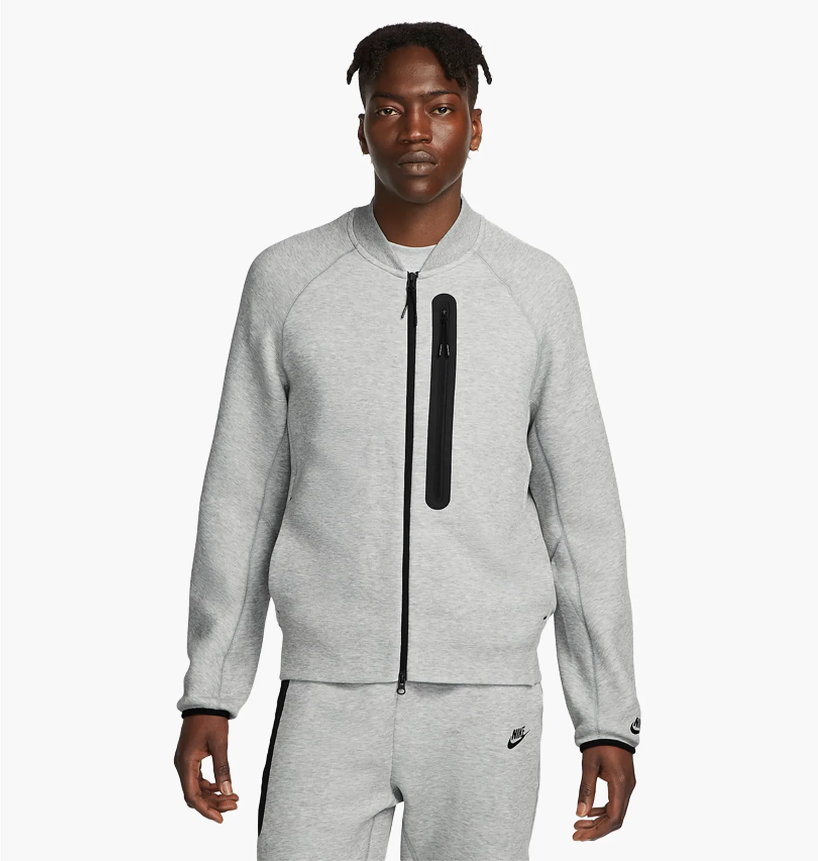ᐉ Бомбер мужской Nike Sportswear Tech Fleece Bomber Jacket Grey