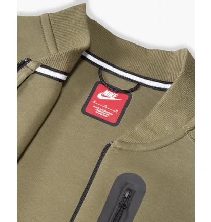 Куртка чоловіча Nike Sportswear Tech Fleece Bomber Jacket Olive FB8008-222
