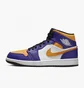 Кросівки чоловічі Air Jordan 1 Mid Violet Dq8426-517