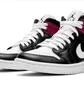 Кроссовки женские Air Jordan Wmns 1 Mid Black BQ6472-016
