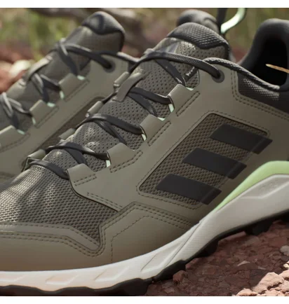 Кросівки унісекс Adidas Tracerocker 2.0 Trail Running Shoes Olive/Black IF0379