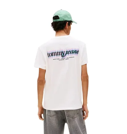Футболка чоловіча Tommy Jeans Back Graphic White DM0DM21982-YBH