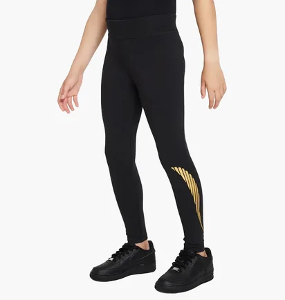 Лосины детские Nike G Nsw Fvrt Hr Tght Shne Black FJ6164-010