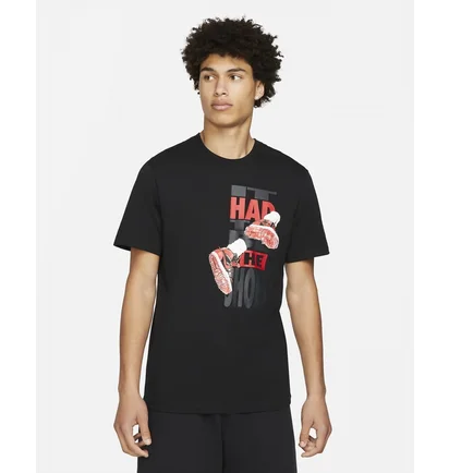 Футболка чоловіча Nike M J The Shoes Ss Crew Black DH8952-010