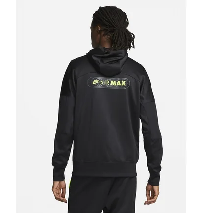 Худи мужское Nike Sportswear Air Max Futura Full-Zip Hoodie Black Fb1435-010