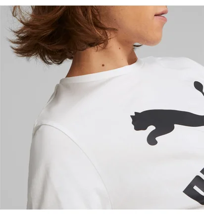 Футболка мужская Puma T-Shirt Classics Logo White 530088-02