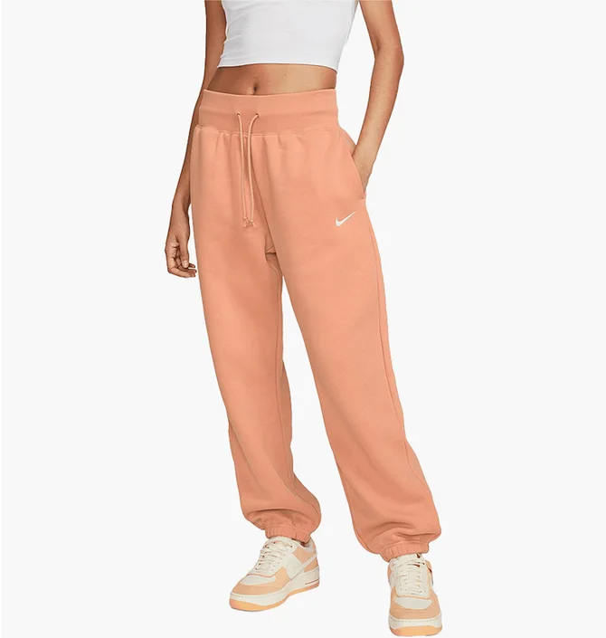Штаны женские Nike Sportswear Phoenix Fleece Oversized Pants Orange DQ5887-225