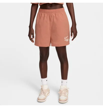 Шорти жіночі Nike Nsw Woven Short Gls Orange HF5529-212