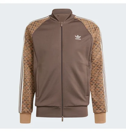 Олимпийка мужская Adidas Sstr Classic Mono Track Top Brown IS0255