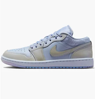 Кроссовки женские Air Jordan 1 Low Light Blue/Grey IM5129-010