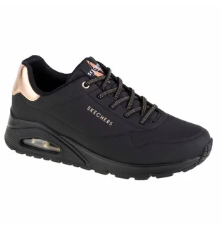Кроссовки женские Skechers Uno Shimmer Away Black 155196-BBK
