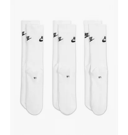 Шкарпетки унісекс Nike U Nk Nsw Everyday Essential Cr White (3 пари) Dx5025-100