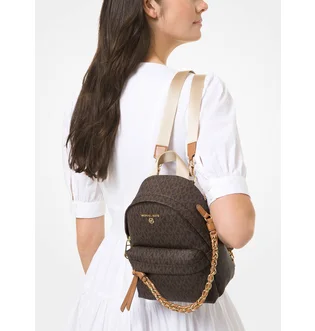 Рюкзак женский Michael Kors Slater Extra-Small Logo Brown 30T0G04B0B-BRN-ACORN-16577