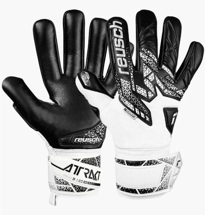 Рукавиці воротарські чоловічі Reusch Attrakt Gold Nc White 55-70-155-1125