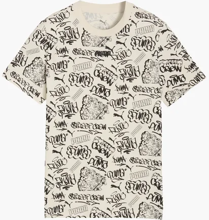 Футболка дитяча Puma Mid90S All-Over Print Beige 691749-87