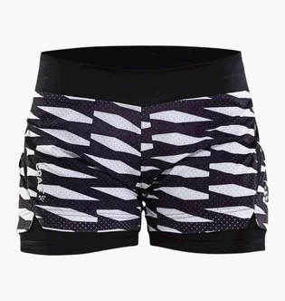 Шорти жіночі Craft Breakaway Black/White 1904954-9120