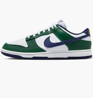Кроссовки мужские Nike Dunk Low Shoes White/Green FV6911-300