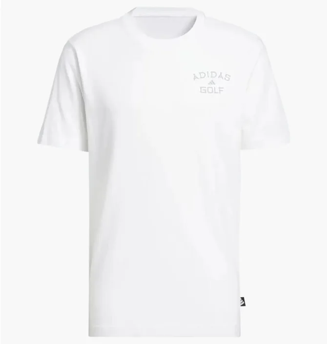 Футболка мужская Adidas Golf Chip In Paradise Graphic White KB2416