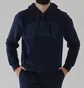 Толстовка чоловіча Gap Logo Zip Hoodie Tapestry Navy 218871561