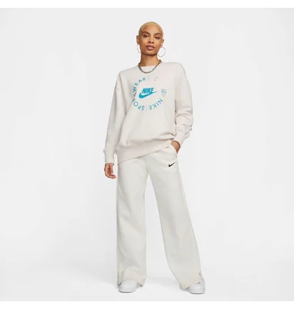 Світшот жіночий Nike Sportswear Phoenix Fleece Oversized Crewneck Sweatshirt Beige FD4234-030