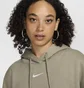 Худи женское Nike Sportswear Phoenix Fleeceoversized Pullover Hoodie Green DQ5860-320