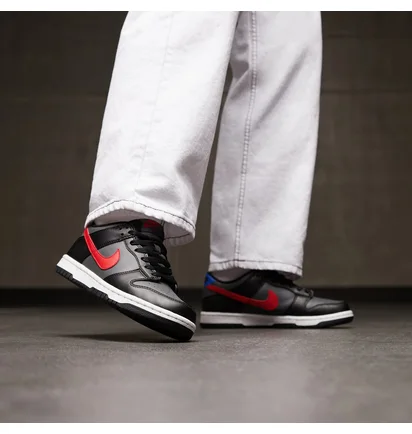 Кросівки дитячі Nike Dunk Low Gs Spider-Man Black/Grey FV0373-001