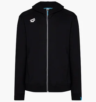 Куртка унисекс Arena Team Hooded Jacket Panel Black 004906-500