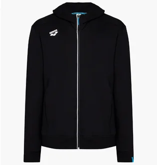 Куртка унисекс Arena Team Hooded Jacket Panel Black 004906-500