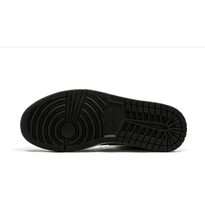 Кроссовки унисекс Air Jordan 1 Mid Black/Yellow 554724-071