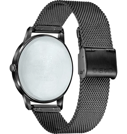 Часы мужские Casio Standard Analogue Dial Mesh Band MTP-E600MB-4B
