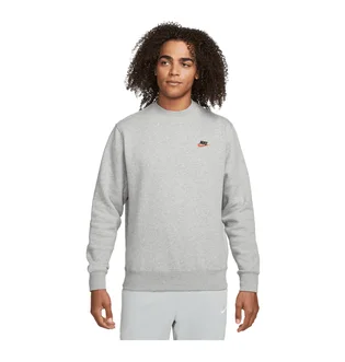 Свитшот мужской Nike Club Fleece Sweatshirt F064 Grey DQ8383-064