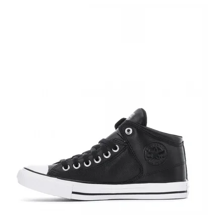 Кеды мужские Converse Chuck Taylor High Street Mid Leather Black 149426C