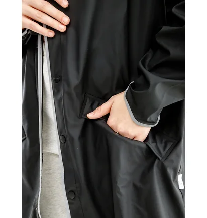 Пальто унісекс Rains Jackets Black 1202-BLACKREFLECTIVE