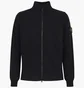 Кофта мужская Stone Island Stretch Rws Wool Zip-Up Black K2S155100062-S00A1-V0029